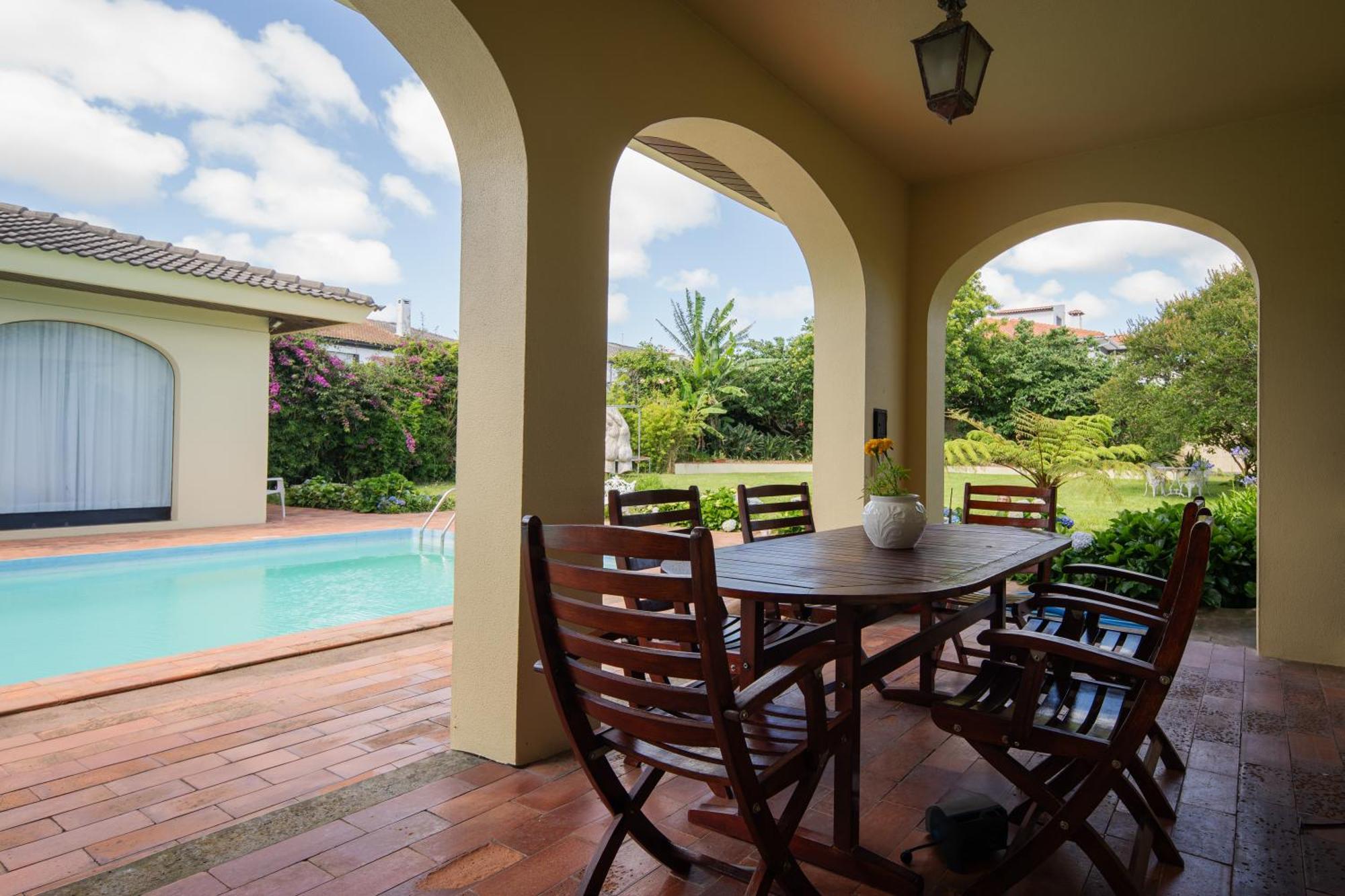 Casa Dos Arcos - Studios & Pool 蓬塔德尔加达 外观 照片